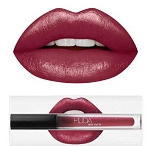 New Huda Beauty Demi-matte Lipstick in Lady Boss